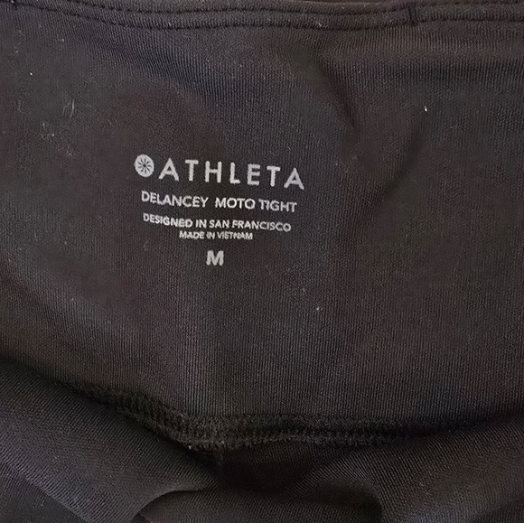 Athleta Black Delancey Moto Tight Leggings - Picture 5 of 5